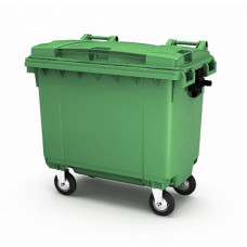 Контейнер для мусора 660 л с крышкой (Зеленый)