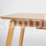 Стол раскладной Pavillion (Павильон) основание бук, столешница мдф, 80x120+40x75см, Натуральный