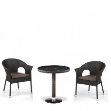 Комплект мебели 2+1 AFM-T601/Y79A-W53 Brown 2Pcs