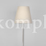 Напольный светильник с тканевым абажуром 01166/1 хром
