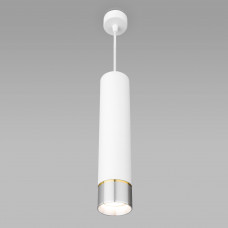 Подвесной светодиодный светильник DLN107 GU10 белый/серебро