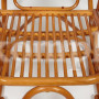 Кресло-качалка VIENNA (разборная) без подушки, ротанг top quality, 58x133x102 см, Cognac (коньяк)