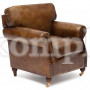 Кресло Secret De Maison BRONCO (mod. 1192) кожа буйвола, 90х86х82см, Античный темный