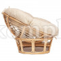 Кресло "MAMASAN ECO" M119/23-02 SP / с подушкой, ремешками / Natural (натуральный)