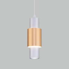 Подвесной светодиодный светильник 50204/1 LED матовое серебро/матовое золото