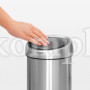 Мусорный бак touch bin (3л), матовая сталь