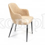 Кресло VALKYRIA (mod. 711) ткань/металл, 55х55х80 см, высота до сиденья 48 см, бежевый barkhat 5/черный