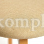 Стул мягкое сиденье/ цвет сиденья - Бежевый MAXI (Макси) каркас бук, сиденье ткань, натуральный (бук)