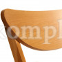 Стул мягкое сиденье/ цвет сиденья - Бежевый MAXI (Макси) каркас бук, сиденье ткань, натуральный (бук)