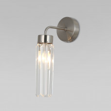 Настенный светильник со стеклянным плафоном 60163/1 никель
