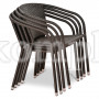 Комплект плетеной мебели T282ANS/Y137C-W53 Brown 3Pcs