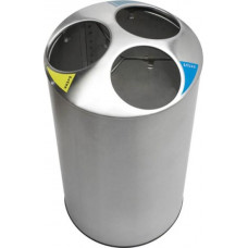 Контейнер для мусора на 150 литров с крышкой для сортировки отходов 