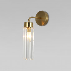 Настенный светильник со стеклянным плафоном 60163/1 латунь