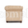 Кресло Secret De Maison MANCHESTER (mod. M128 S) кожа буйвола / ткань хлопок, 87х78х70см, Античный темный