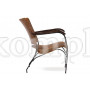 Кресло Secret De Maison PAGANEL (mod. 2106) металл/кожа буйвола, 65х62х75см, Античный светлый