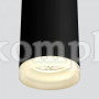 Подвесной светодиодный светильник DLR035 12W 4200K черный матовый