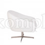 Кресло A729 белое искусственная кожа