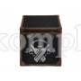 Столик - сундук Secret De Maison BORDEAUX (mod. 2002) дерево манго/кожа буйвола/ткань, 45х45х45см, коричневый, ткань: черный винтаж