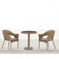 Комплект мебели 2+1 AFM-T601/Y79B-W56 Light Brown 2Pcs