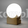 Настольный светильник со стеклянным плафоном 01167/1 латунь