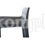 Барный стул Севилья из пластика, арт. LCAZ6049, цвет темно-серый. LCAZ6049