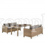 Комплект плетеной мебели T365/S65B-W65 Light Brown