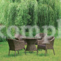 Комплект плетеной мебели RT-A52 Brown  4Pcs