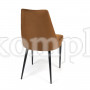 Стул LAVANDA (mod.712) ткань/металл, 55х55х92 см, высота до сиденья 50 см, коричневый barkhat 11/черный