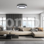 Потолочный светодиодный светильник с регулировкой яркости и цветовой температуры 90331/2 серый