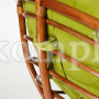 Кресло-качалка "PAPASAN" w 23/01 B с подушкой, Pecan (орех), флок Олива, 23