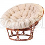 Кресло "PAPASAN" 23/01 W с подушкой, Cognac (коньяк), ткань Старт
