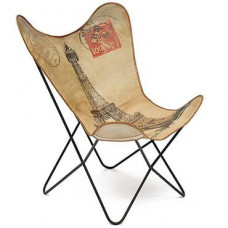 Кресло Secret De Maison PARIS (mod. 950) металл/ткань хлопок, 74х70х91см, натуральный с рисунком