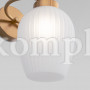 Настенный светильник со стеклянным плафоном 30184/1 латунь