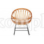 Кресло-качалка Secret De Maison Petunia (mod. 01 5088 RC SP KD/1-1 ) натуральный ротанг/металл, 80х61х80см, светлый мед/черный