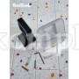 Мыльница для ванной Rainbowl 2785-1BP CUBE квадратная настенная стекло черная матовая