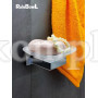 Мыльница для ванной Rainbowl 2785-1 CUBE квадратная настенная стекло хром