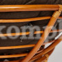 Кресло "PAPASAN" 23/01 W с подушкой, Cognac (коньяк), ткань Коричневый, 3М7-147