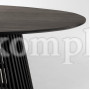 Овальный стол Irune d200x120 черный