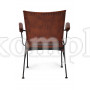 Кресло Secret De Maison MAJOR (mod. M-14530) металл/кожа буйвола, 65*58*75, коричневый