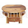 Кофейный стол Бомбей (SAP-1149) палисандр, 45*45*60, натуральный (natural)