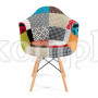 Кресло Secret De Maison CINDY SOFT (EAMES) (mod. 101) дерево береза/металл/мягкое сиденье/ткань, 62x64.5x80см, мультицвет