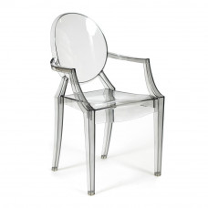 Кресло Secret De Maison MEDALION (mod. 922) пластик, 56,5*53,2*92,5см, серый