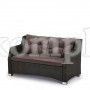 Плетеный диван S51A-W53 Brown