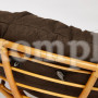 Кресло "PAPASAN" 23/01 W с подушкой, Honey (мед), ткань Коричневый, 3М7-147