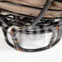 Кресло "PAPASAN" 23/01 W с подушкой, Antique brown (античный черно-коричневый), экошерсть Коричневый, 1811-5