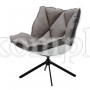 Кресло DС-1565D серое HE510-23B/ноги металл