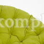 Кресло "PAPASAN" 23/01 W с подушкой, Antique brown (античный черно-коричневый), флок Олива, 23