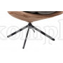Кресло DС-1565G коричневое HE510-24B/ноги металл