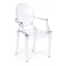 Кресло Secret De Maison MEDALION (mod. 922) пластик, 56,5*53,2*92,5см, бесцветный