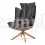 Кресло DС-1565C коричневое HE510-24B/серое